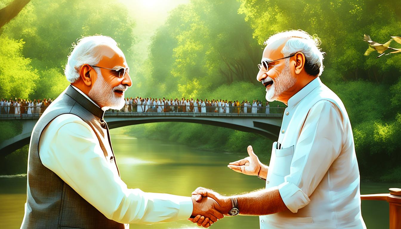 Modi and Gandhi’s Unexpected Handshake