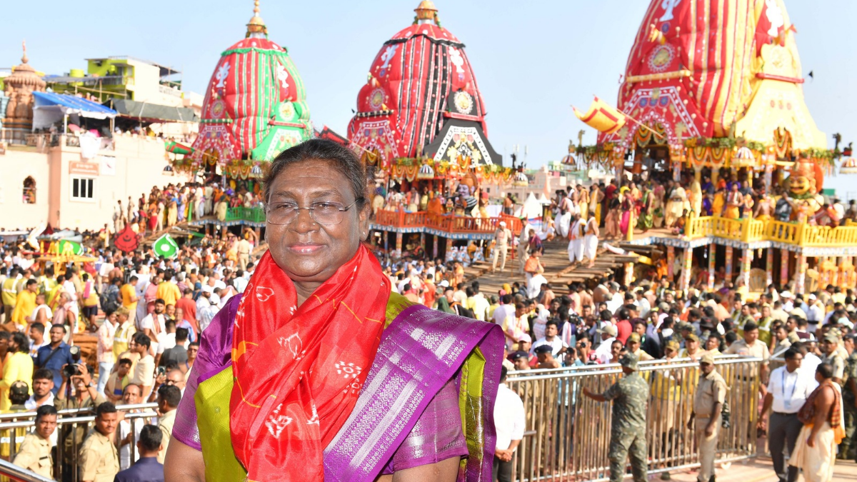 Pure Rath Yatra Puri 2024: President Murmu Witnesses Rituals Amid Tight Security